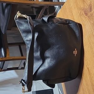 Coach Black/ Gold Handbag